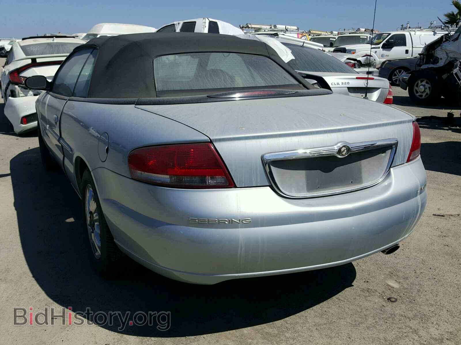 2001 CHRYSLER SEBRING - VIN: 1C3EL65U41N586643 - Фото 3