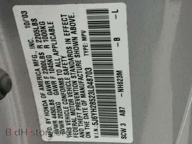 2003 HONDA ELEMENT - VIN: 5J6YH28523L048703 - Фото 9