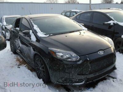 2014 Ford FOCUS Focus ST, черный — VIN 1FADP3L99EL117001, Copart