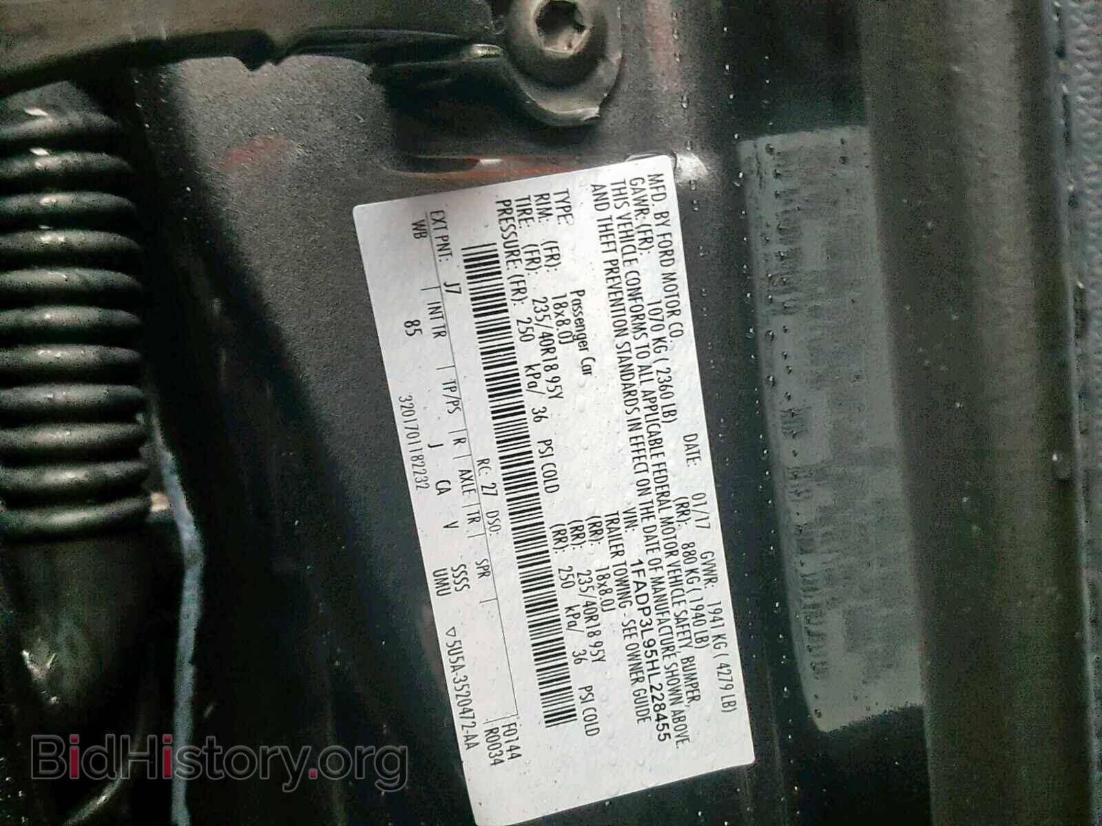 2017 FORD FOCUS - VIN: 1FADP3L95HL228455 - Photo 10