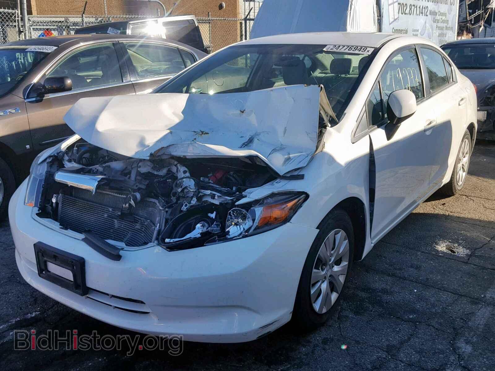 2012 HONDA CIVIC LX - VIN: 19XFB2F5XCE366806 - Фото 2