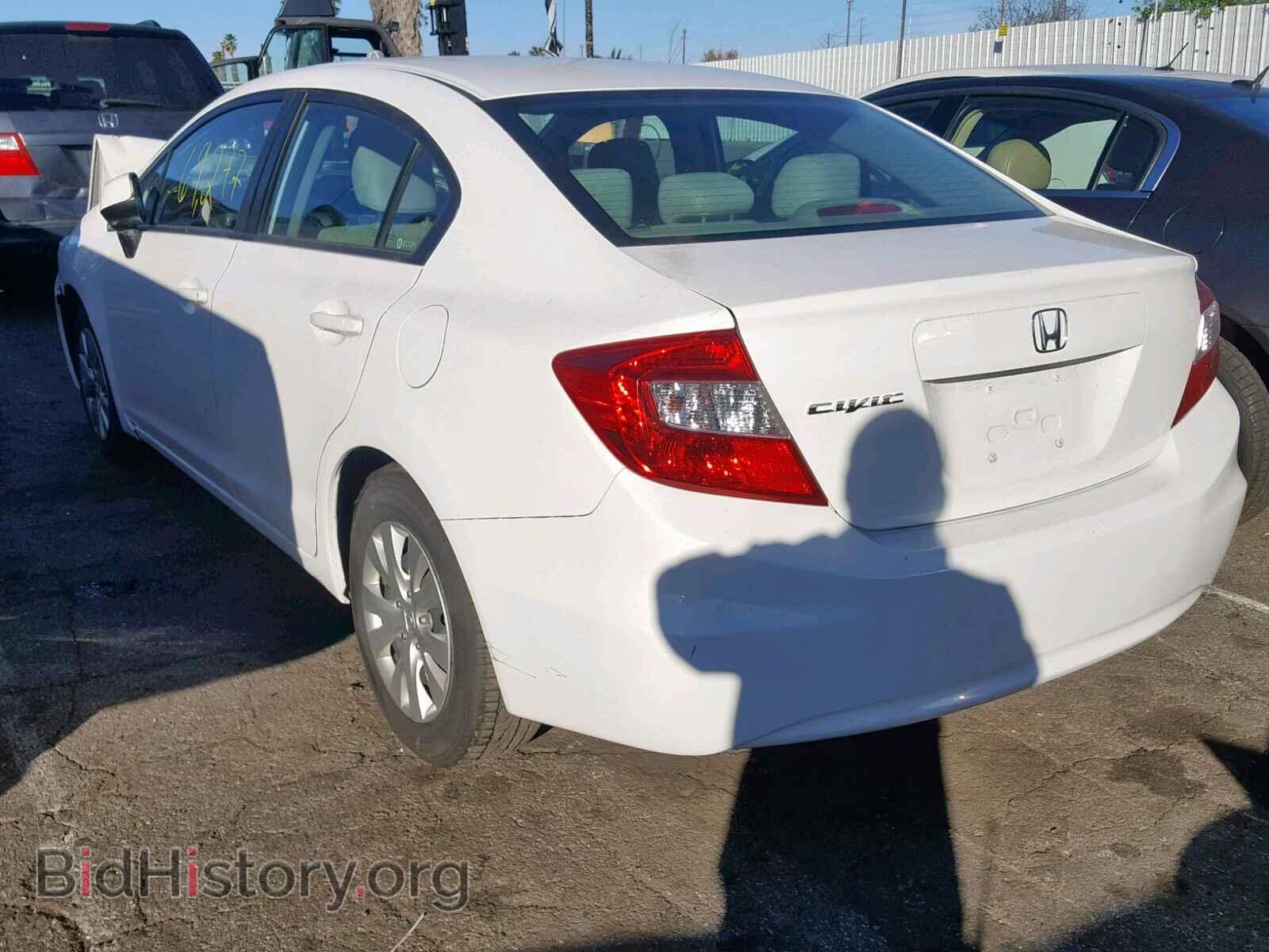 2012 HONDA CIVIC LX - VIN: 19XFB2F5XCE366806 - Фото 3