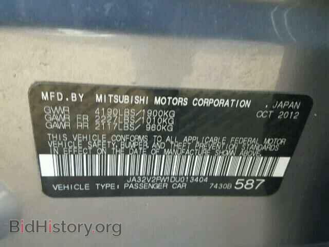 2013 MITSUBISHI LANCER - VIN: JA32V2FW1DU013404 - Фото 10