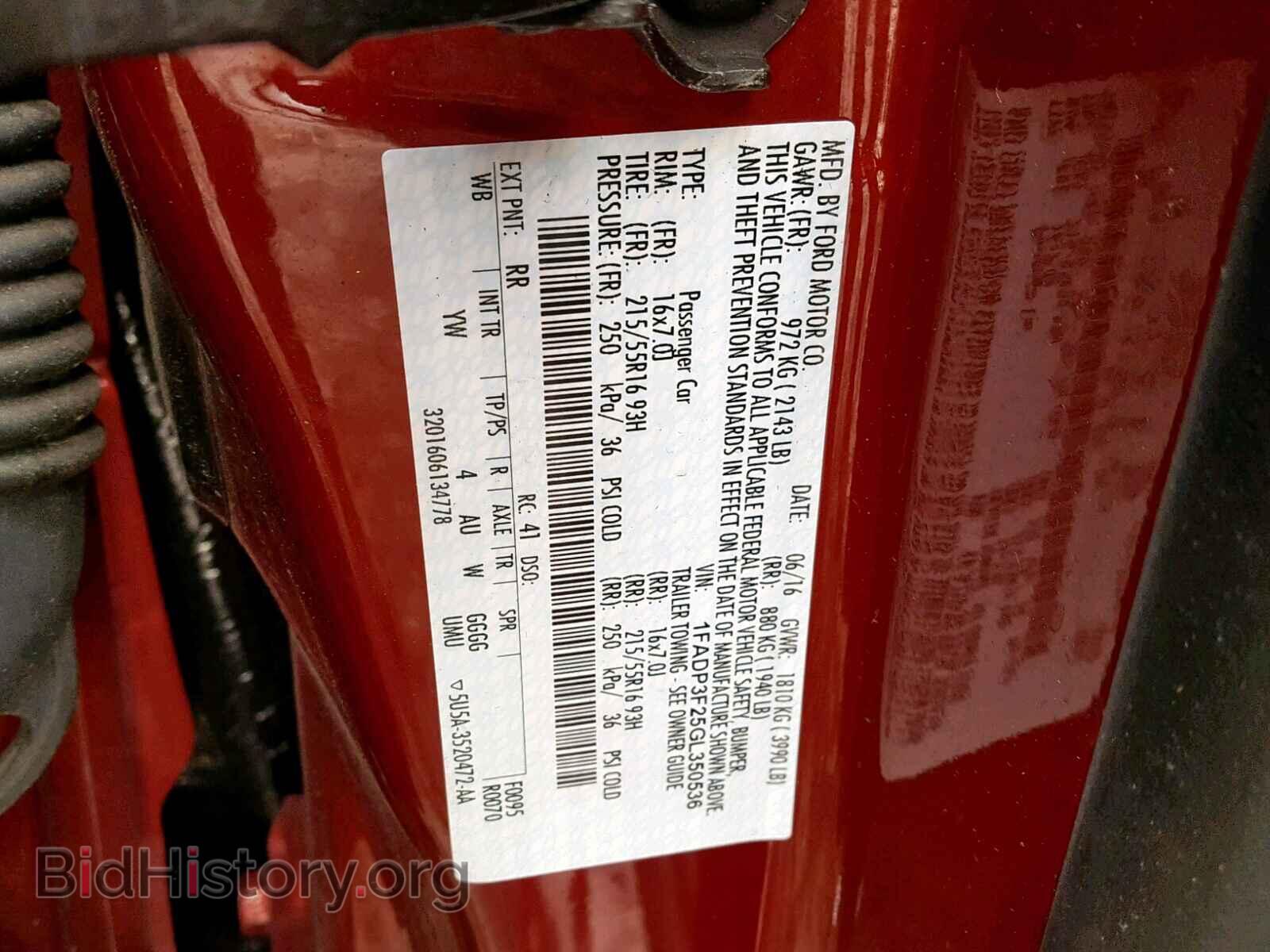 2016 FORD FOCUS SE - VIN: 1FADP3F25GL350536 - Фото 10