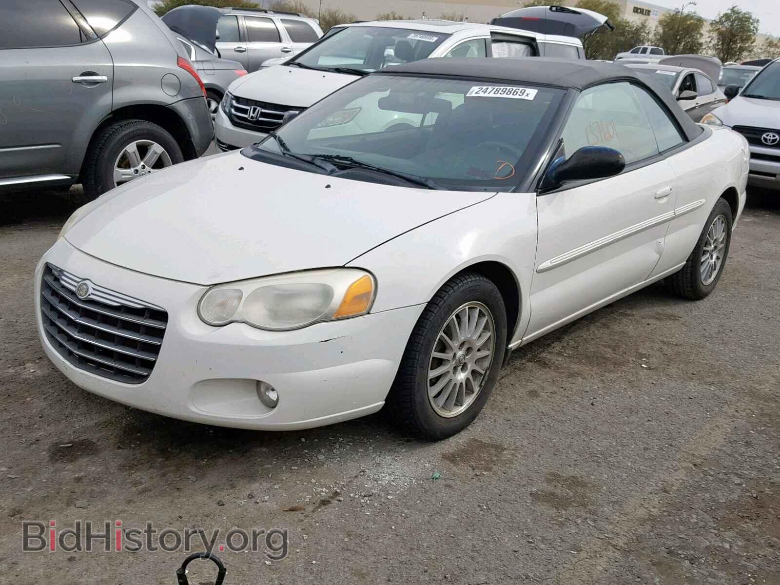 2005 CHRYSLER SEBRING - VIN: 1C3EL55R55N537687 - Фото 2