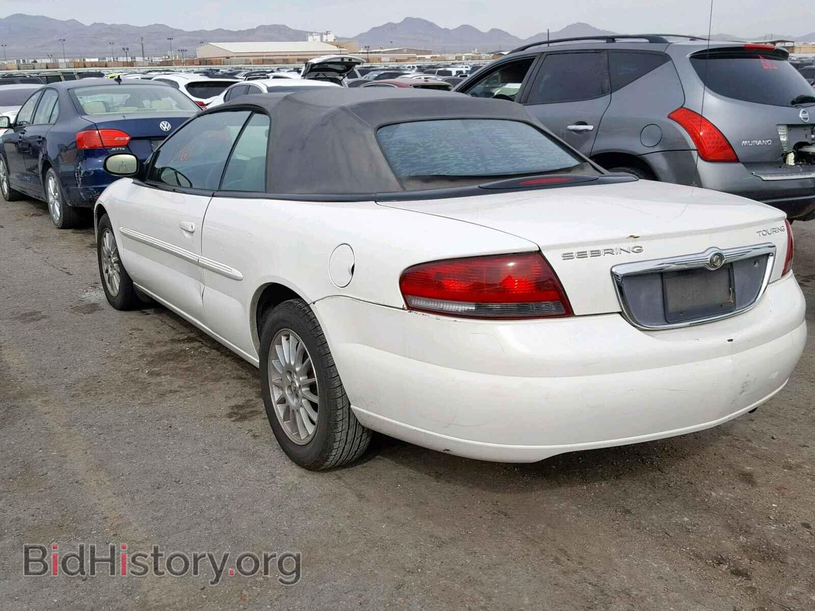 2005 CHRYSLER SEBRING - VIN: 1C3EL55R55N537687 - Фото 3