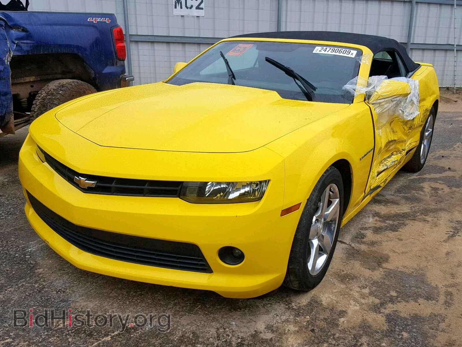 2014 CHEVROLET CAMARO - VIN: 2G1FB3D39E9313841 - Фото 2