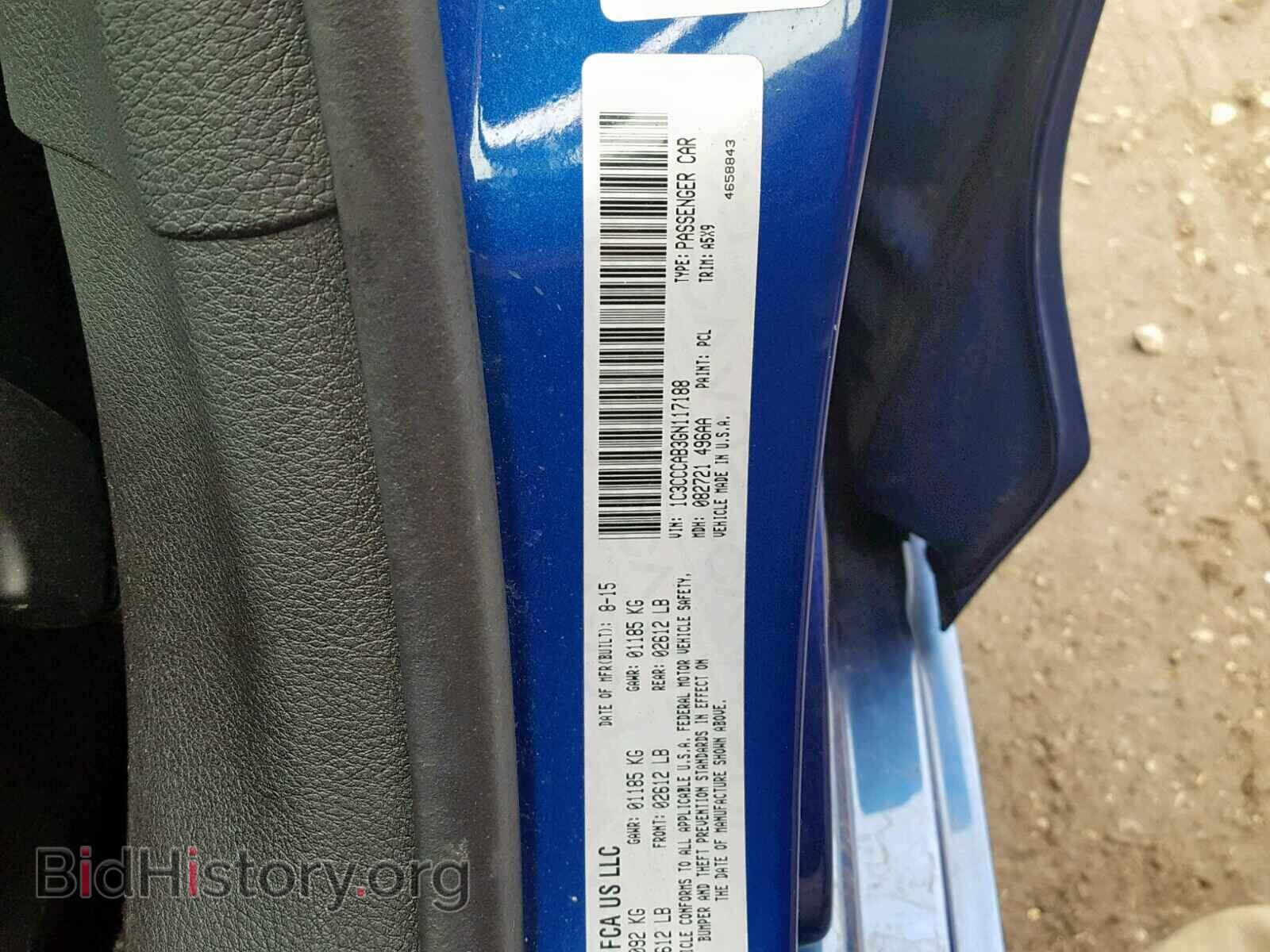 2016 CHRYSLER 200 - VIN: 1C3CCCAB3GN117188 - Photo 10
