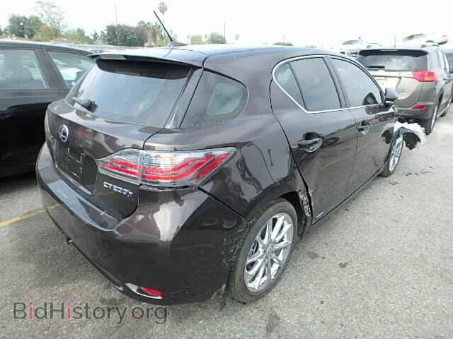 2011 LEXUS CT 200 - VIN: JTHKD5BH9B2012960 - Фото 4