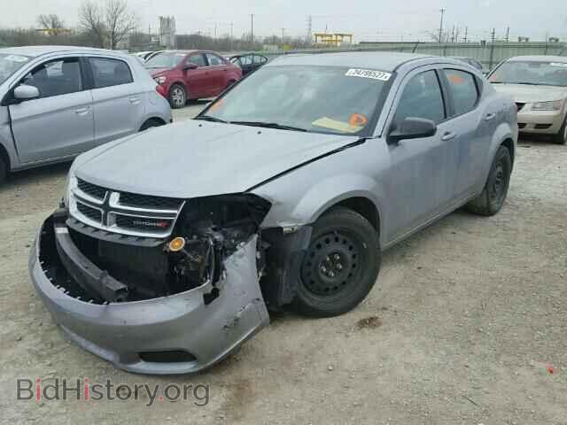 2014 DODGE AVENGER - VIN: 1C3CDZAGXEN225395 - Фото 2