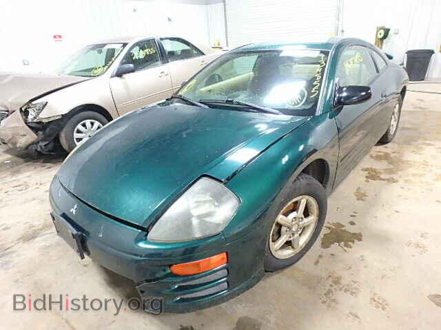 2002 MITSUBISHI ECLIPSE - VIN: 4A3AC34G72E070280 - Фото 2
