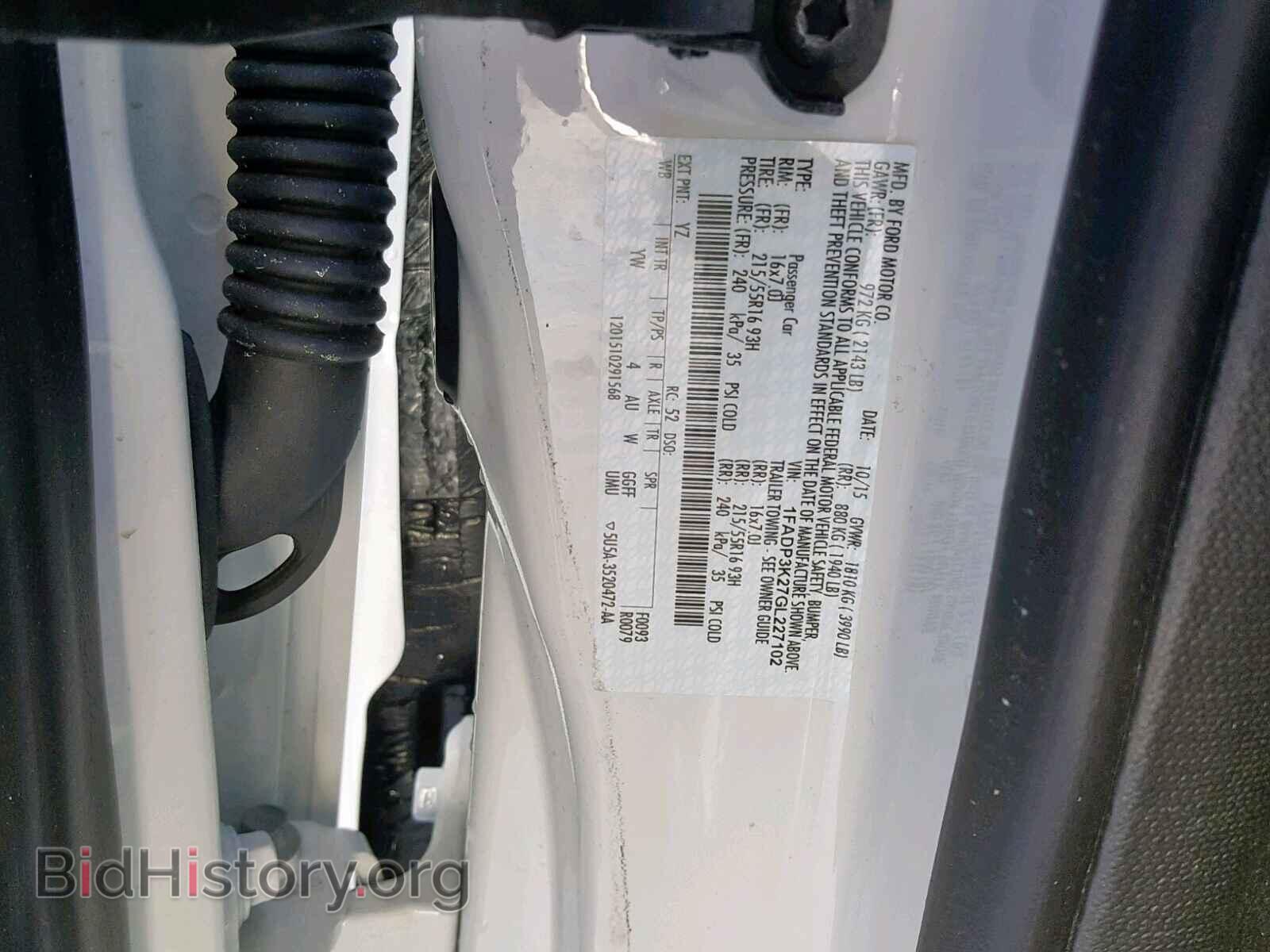 2016 FORD FOCUS SE - VIN: 1FADP3K27GL227102 - Фото 10
