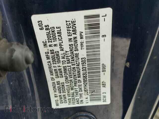 2003 HONDA ELEMENT - VIN: 5J6YH28583L031503 - Фото 10