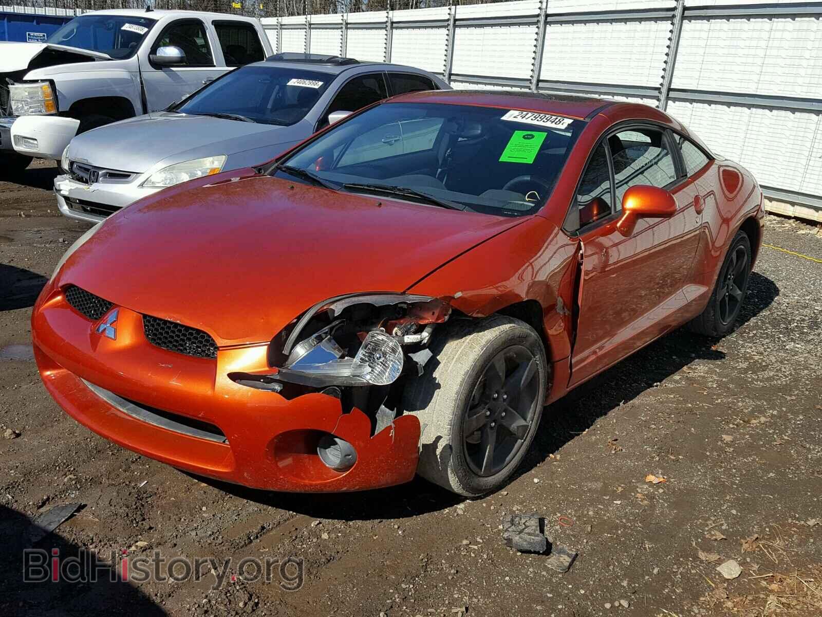 2007 MITSUBISHI ECLIPSE - VIN: 4A3AK24F37E032458 - Фото 2