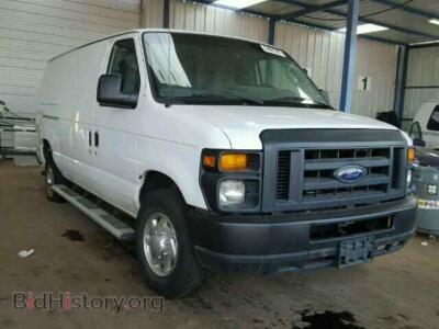 2010 Ford ECONOLINE, white — VIN 1FTNE2ELXADA23737, Copart