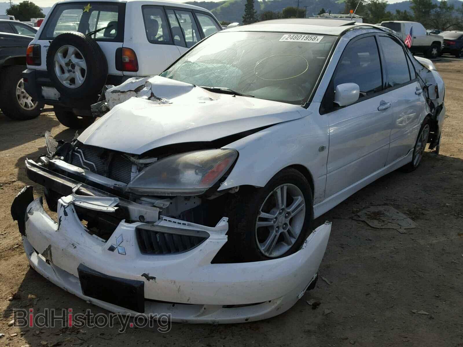 2004 MITSUBISHI LANCER - VIN: JA3AJ66F34U047522 - Фото 2