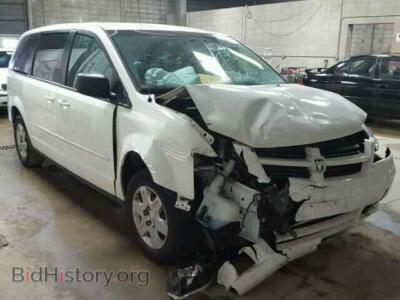 2010 Dodge CARAVAN Grand Cara, белый — VIN 2D4RN4DE9AR476327, Copart