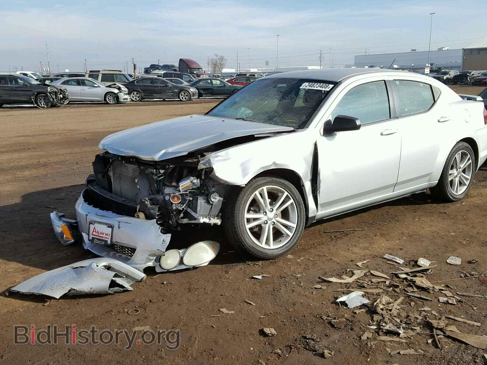 2012 DODGE AVENGER - VIN: 1C3CDZAG1CN254457 - Фото 2