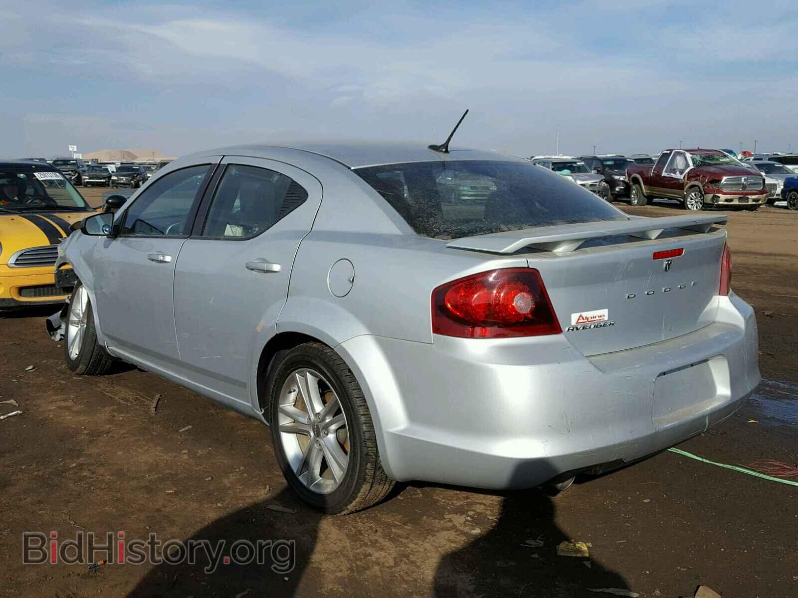 2012 DODGE AVENGER - VIN: 1C3CDZAG1CN254457 - Фото 3