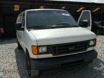 2006 Ford ECONOLINE, белый — VIN 1FTRE14W36DB34287, Copart