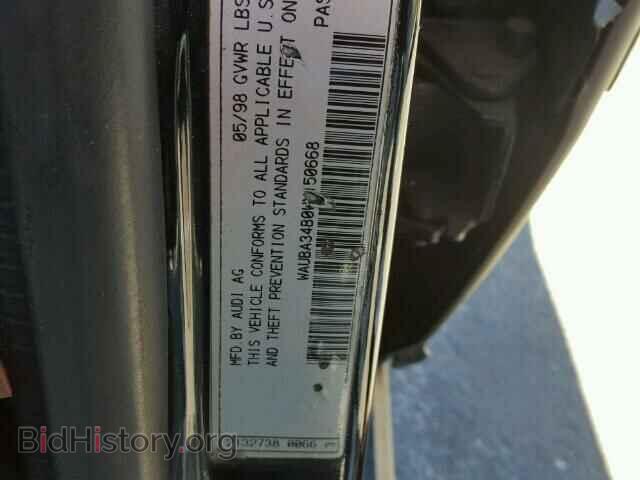 1998 AUDI A6 - VIN: WAUBA34B0WN150668 - Фото 10