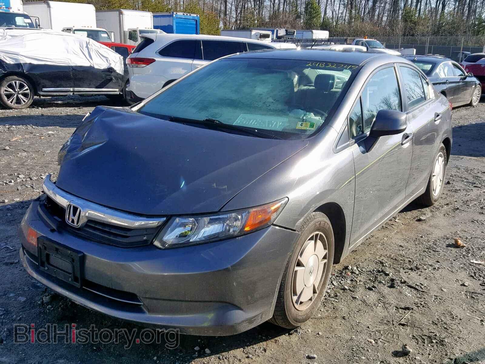 2012 HONDA CIVIC - VIN: 2HGFB2F65CH325322 - Фото 2