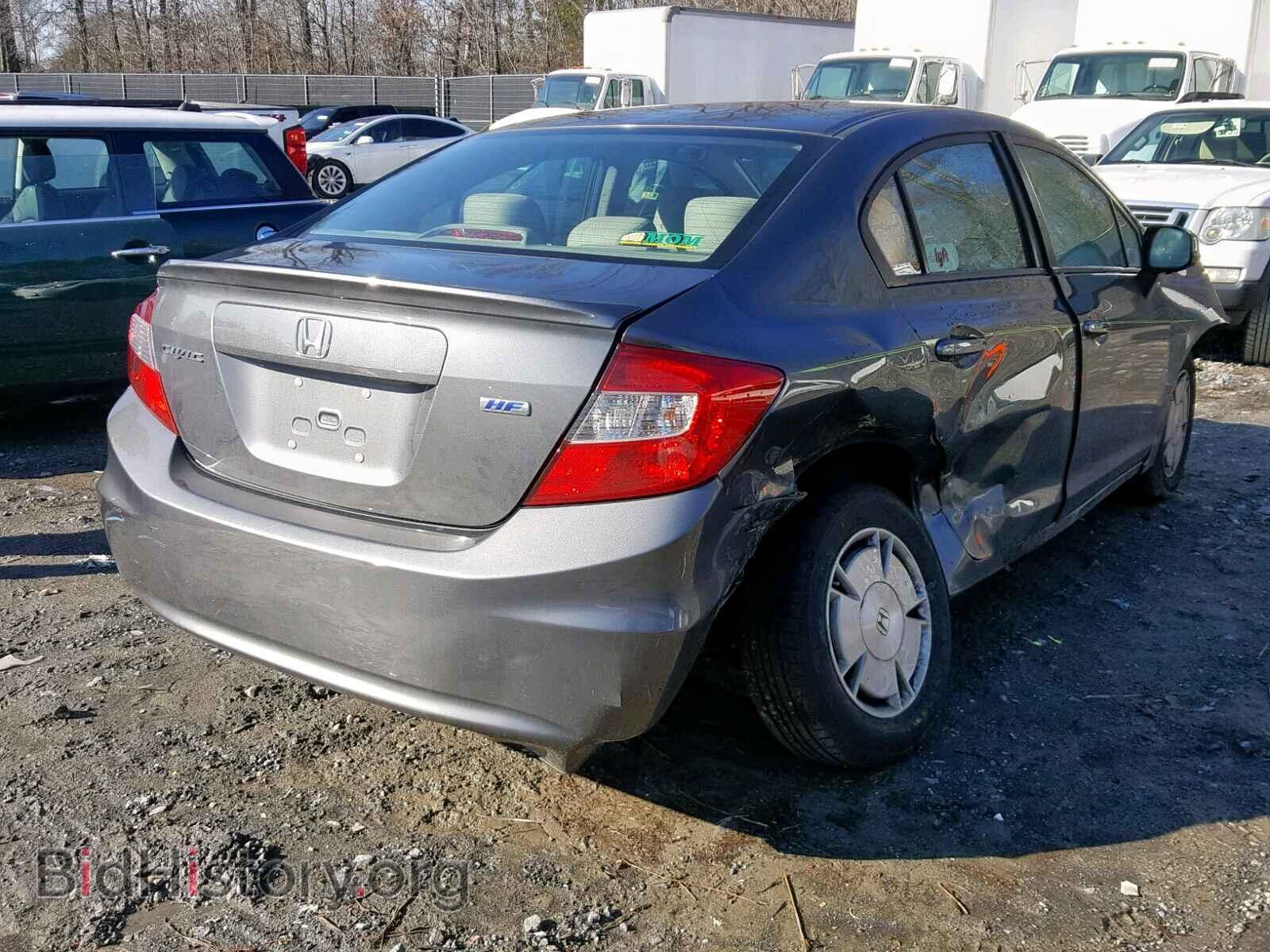 2012 HONDA CIVIC - VIN: 2HGFB2F65CH325322 - Фото 4
