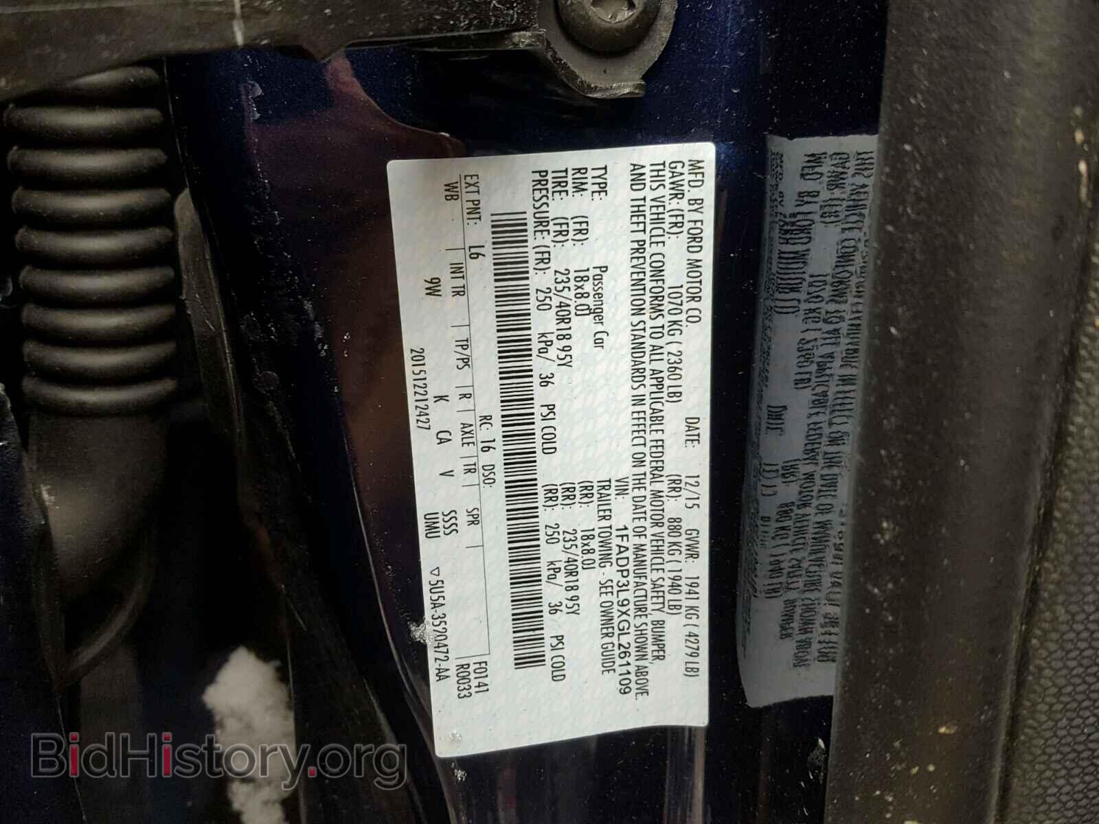 2016 FORD FOCUS - VIN: 1FADP3L9XGL261109 - Photo 10