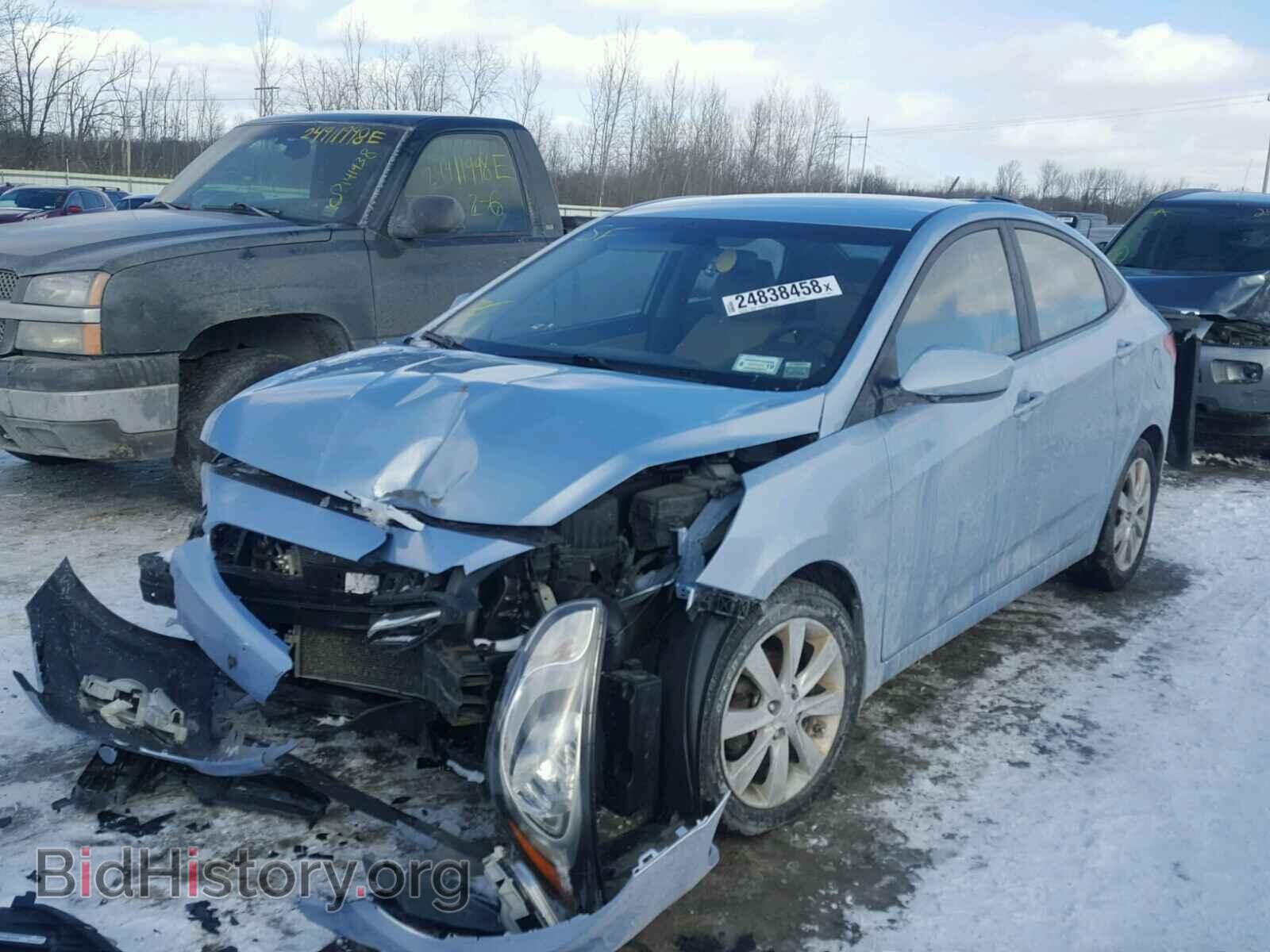 2012 HYUNDAI ACCENT - VIN: KMHCU4AE7CU253943 - Фото 2