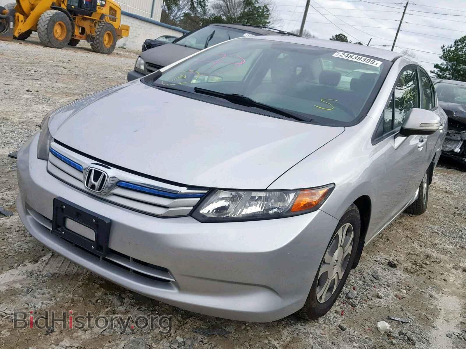 2012 HONDA CIVIC - VIN: JHMFB4F27CS002372 - Фото 2