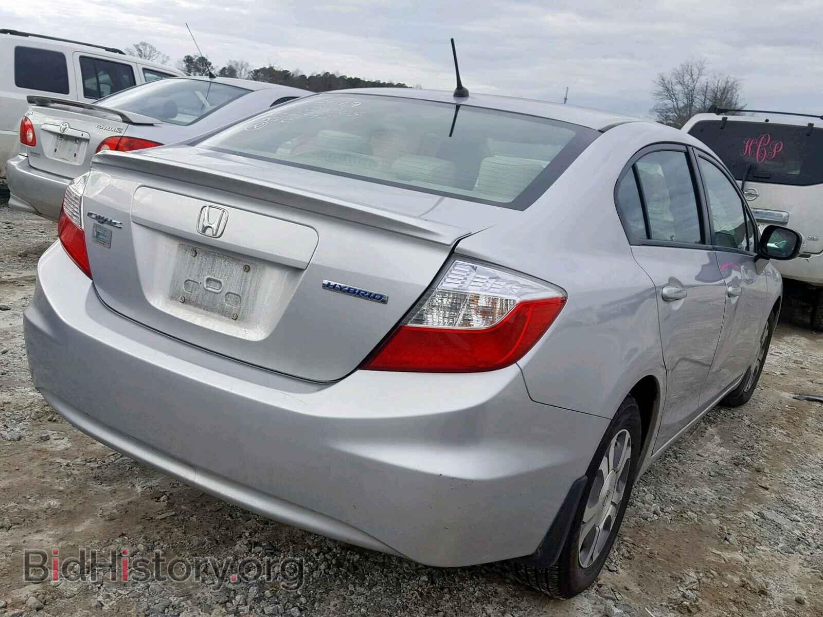 2012 HONDA CIVIC - VIN: JHMFB4F27CS002372 - Фото 4