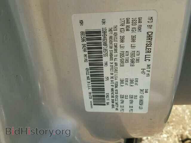 2008 DODGE DURANGO - VIN: 1D8HB48208F105755 - Фото 10