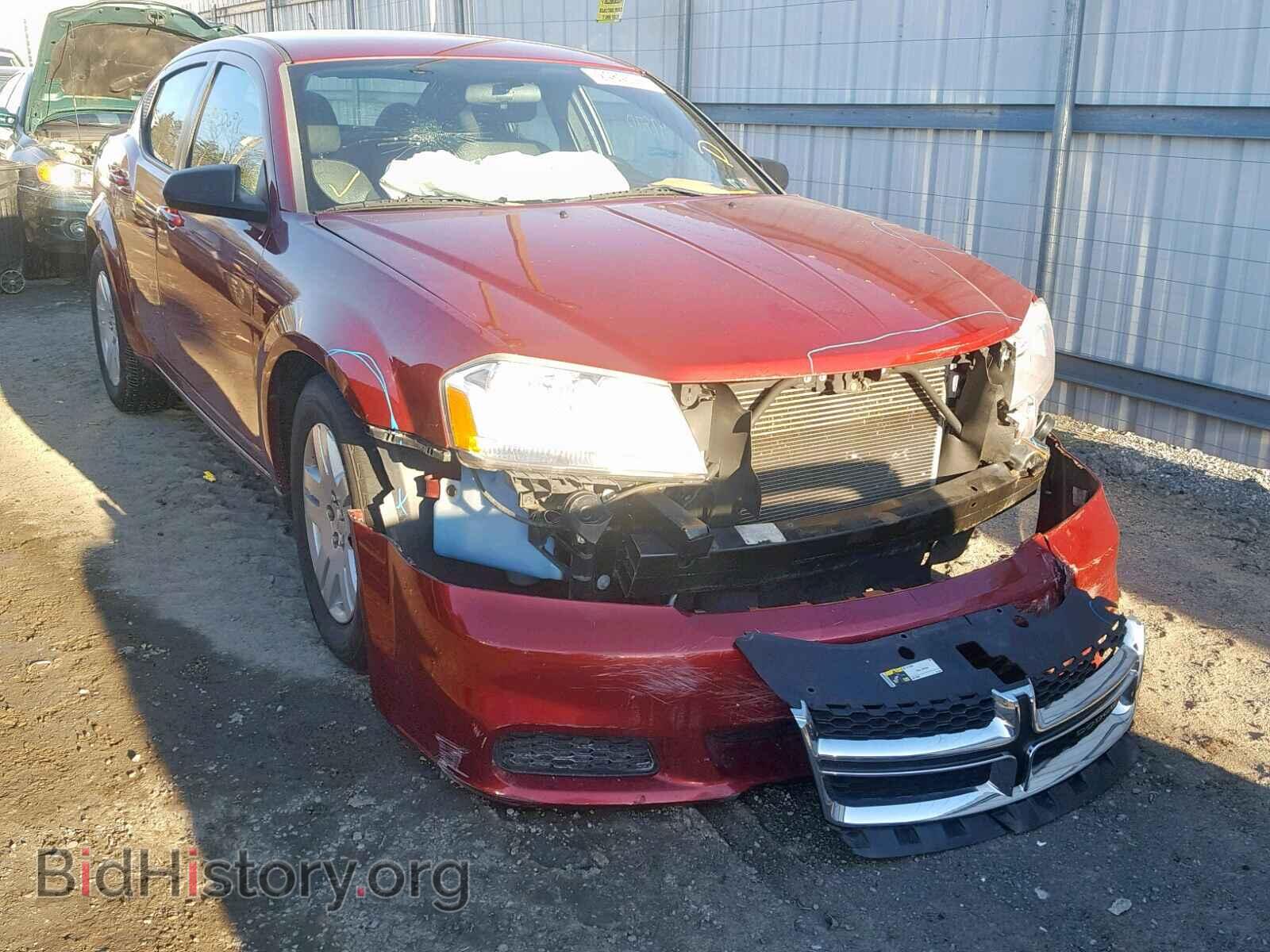 Photo 1C3CDZAB2EN169697 - DODGE AVENGER 2014