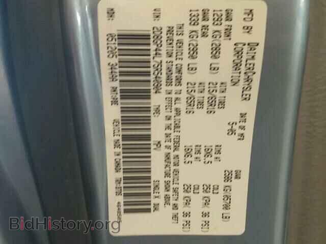 2005 DODGE CARAVAN - VIN: 2D8GP44L75R540904 - Фото 10