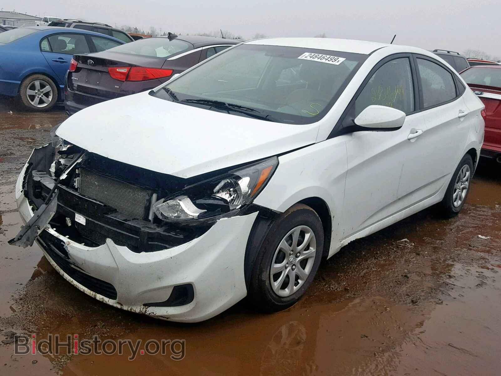 2014 HYUNDAI ACCENT - VIN: KMHCT4AE1EU753490 - Фото 2