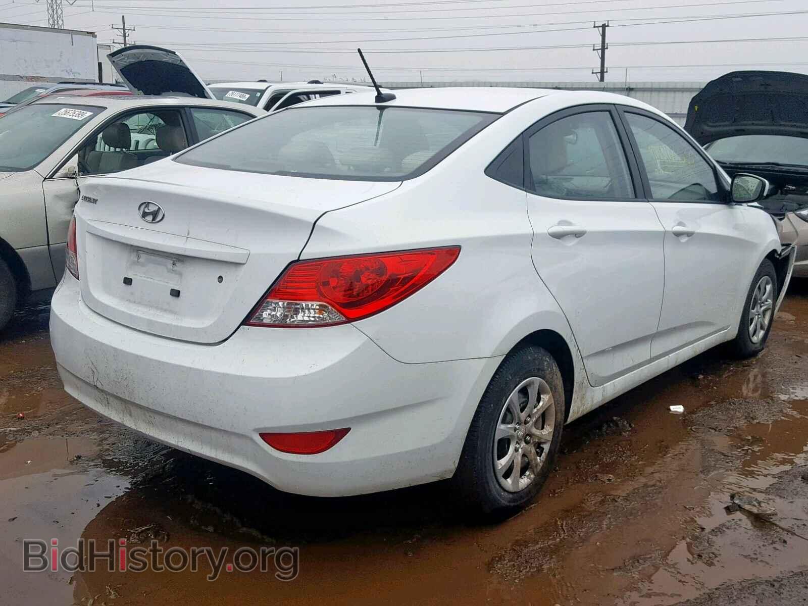 2014 HYUNDAI ACCENT - VIN: KMHCT4AE1EU753490 - Фото 4
