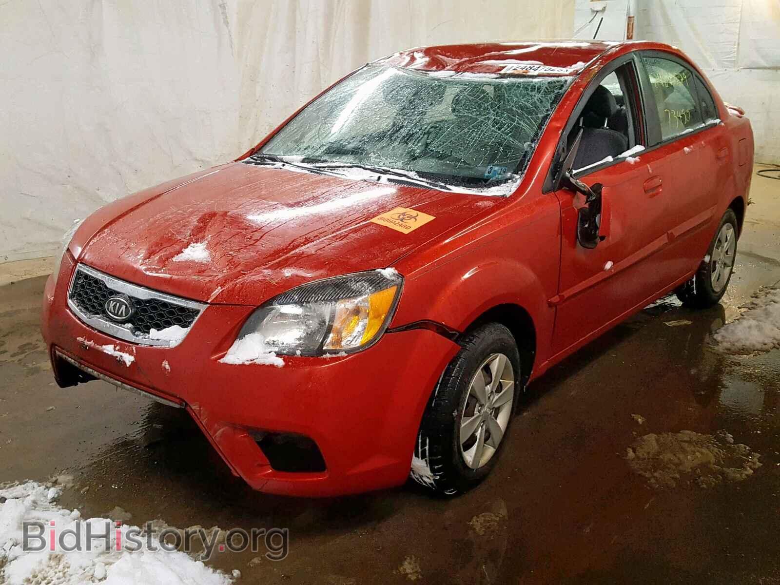 2011 KIA RIO BASE - VIN: KNADH4A37B6955482 - Фото 2