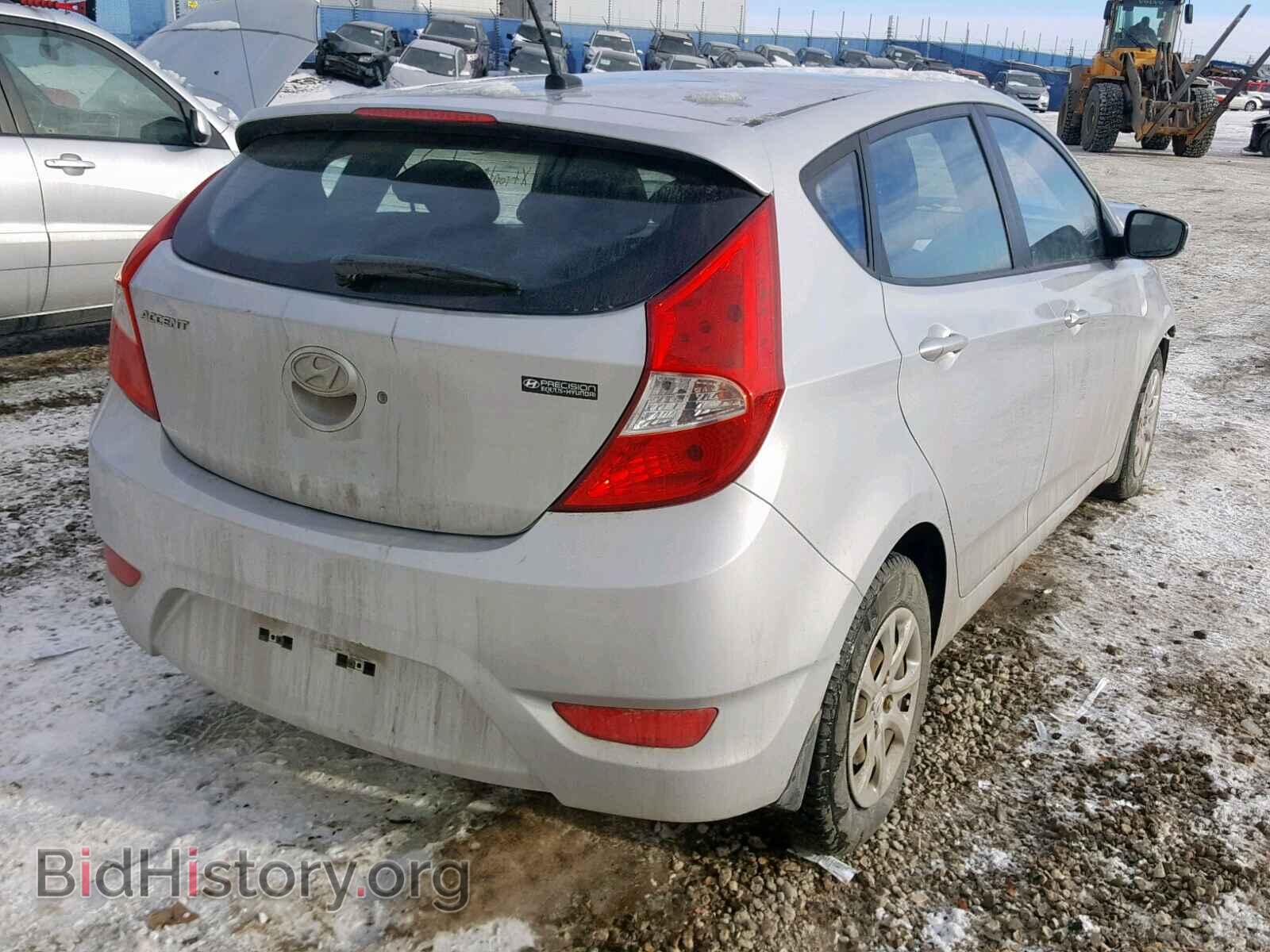 2013 HYUNDAI ACCENT - VIN: KMHCT5AE9DU103570 - Фото 4