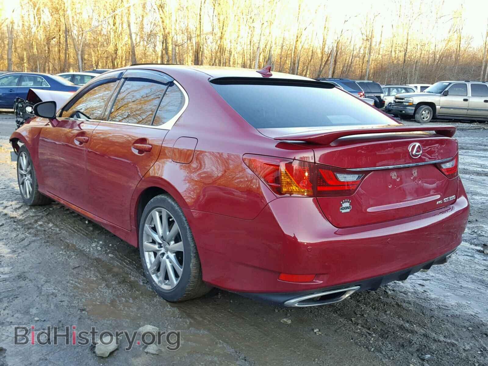2013 LEXUS GS350 - VIN: JTHCE1BL1D5014167 - Фото 3