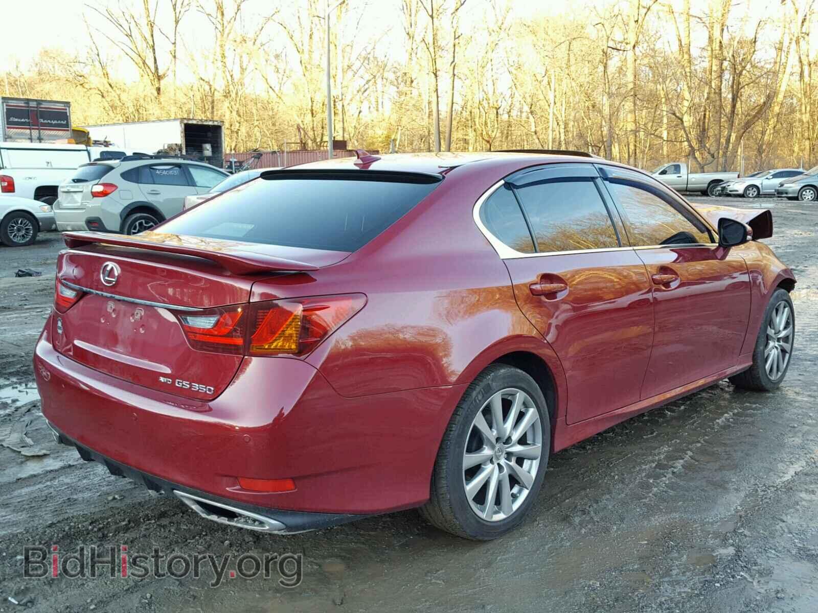 2013 LEXUS GS350 - VIN: JTHCE1BL1D5014167 - Фото 4
