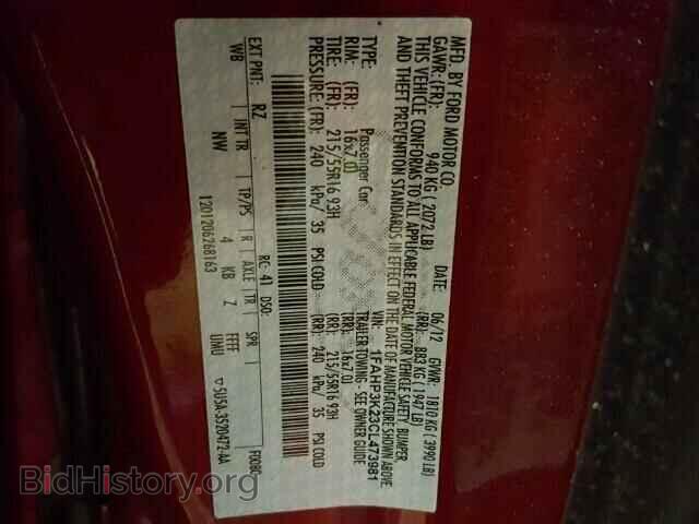 2012 FORD FOCUS - VIN: 1FAHP3K23CL473981 - Photo 10