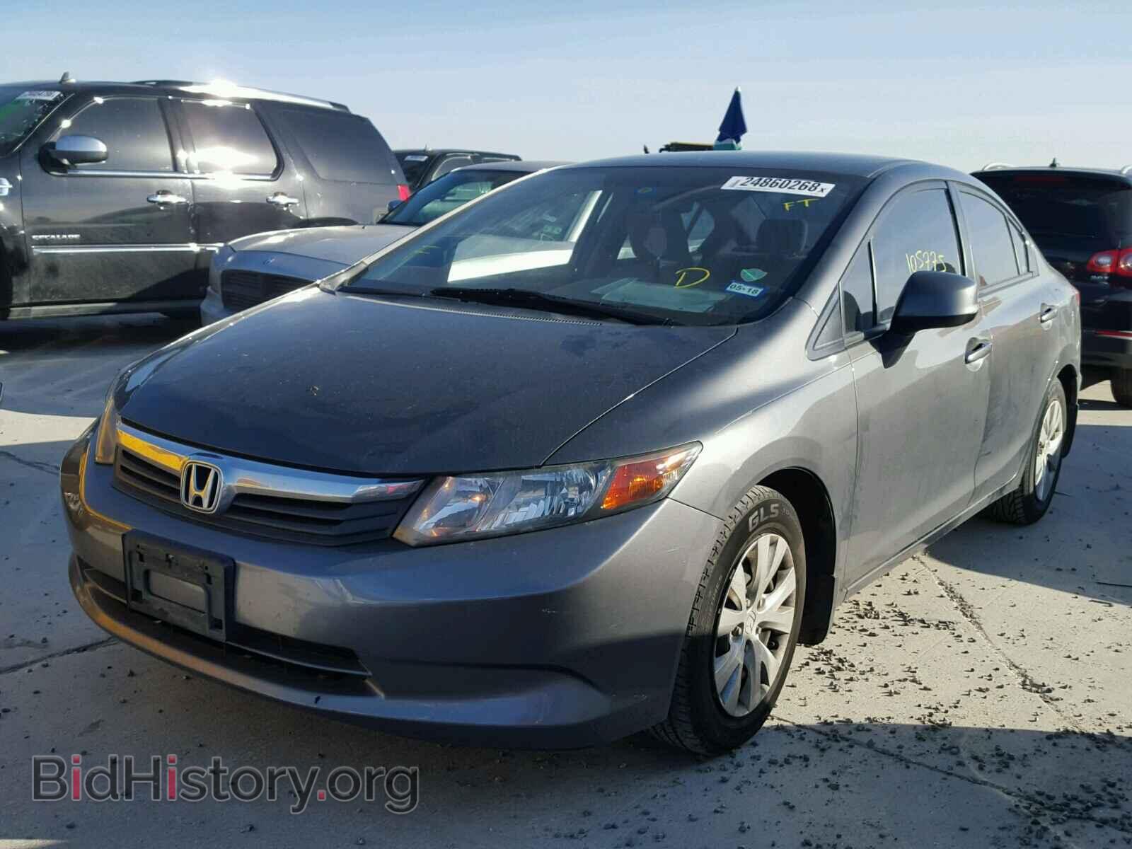 2012 HONDA CIVIC - VIN: 2HGFB2F58CH555573 - Фото 2