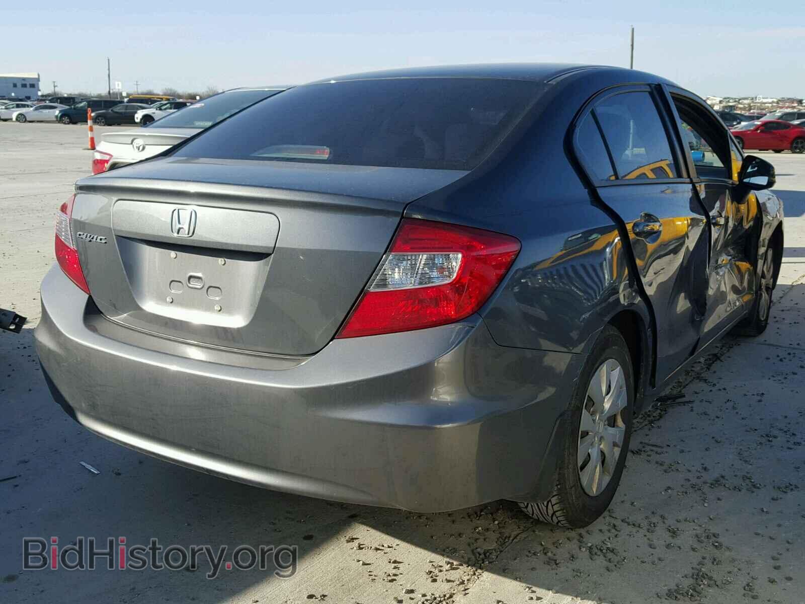 2012 HONDA CIVIC - VIN: 2HGFB2F58CH555573 - Фото 4