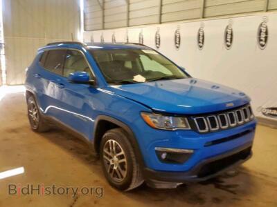 2018 Jeep COMPASS LA, синий — VIN 3C4NJCBB9JT235407, Copart