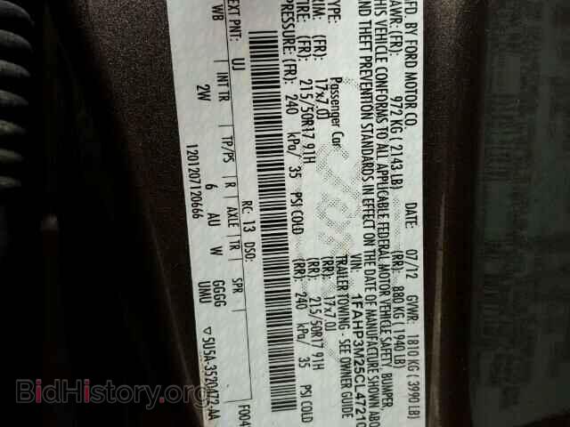 2012 FORD FOCUS - VIN: 1FAHP3M25CL472103 - Photo 10