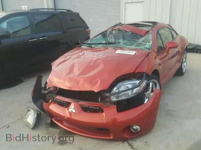 2006 MITSUBISHI ECLIPSE - VIN: 4A3AK24F86E027366 - Фото 2