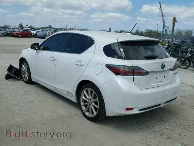 2012 LEXUS CT 200 - VIN: JTHKD5BHXC2093131 - Фото 3