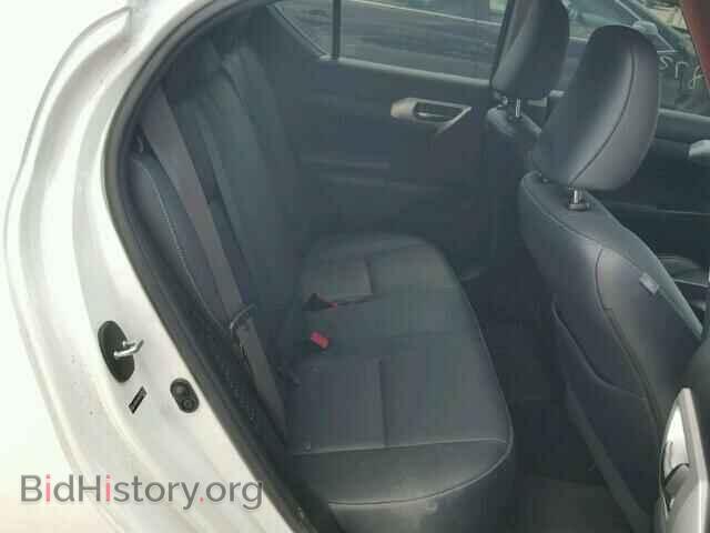 2012 LEXUS CT 200 - VIN: JTHKD5BHXC2093131 - Фото 6