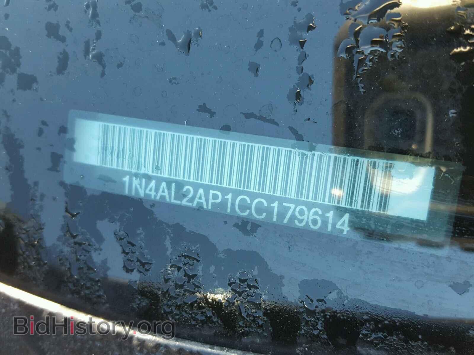 2012 NISSAN ALTIMA BAS - VIN: 1N4AL2AP1CC179614 - Фото 10