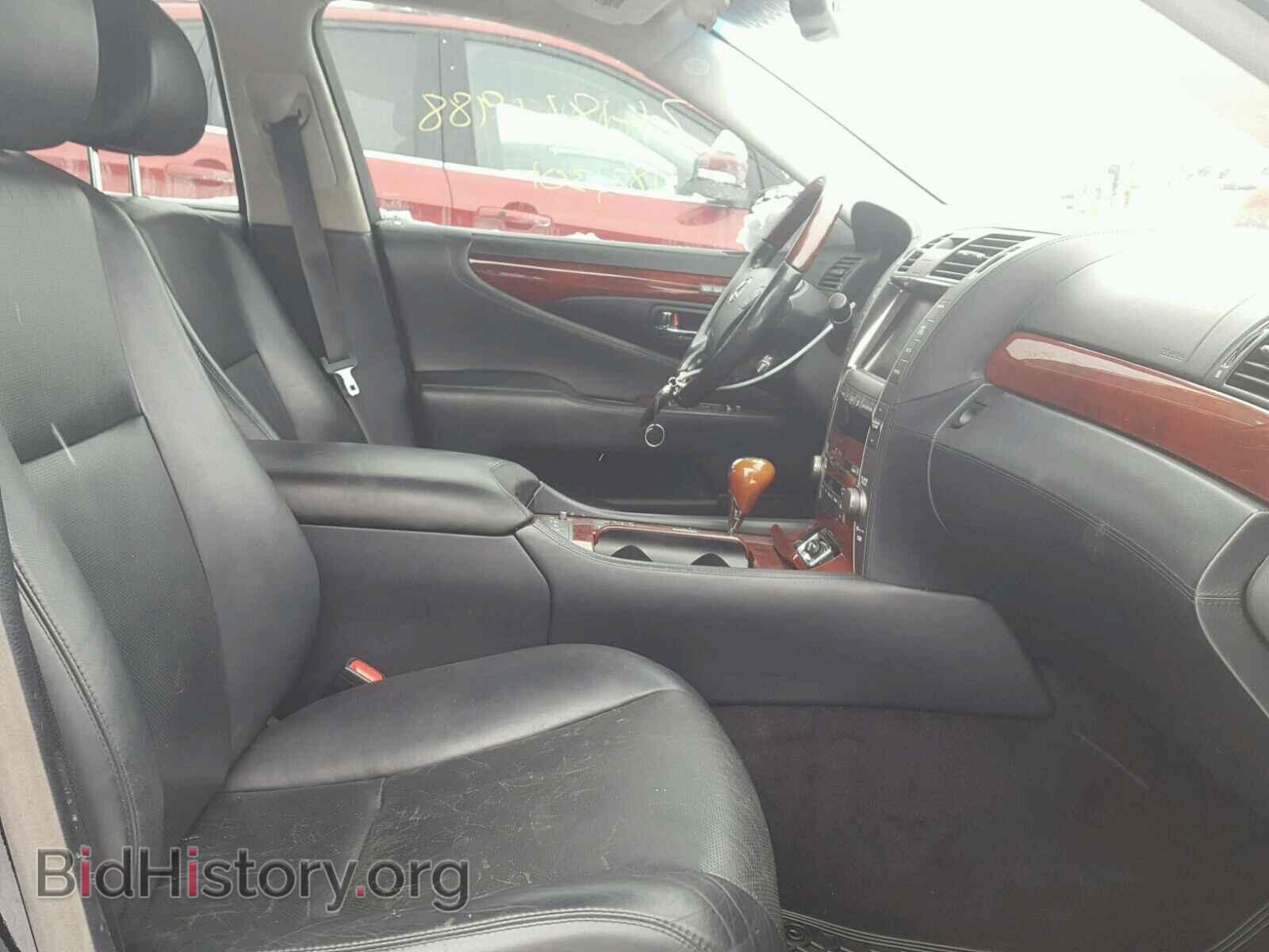 2008 LEXUS LS600 - VIN: JTHDU46F085006290 - Фото 5